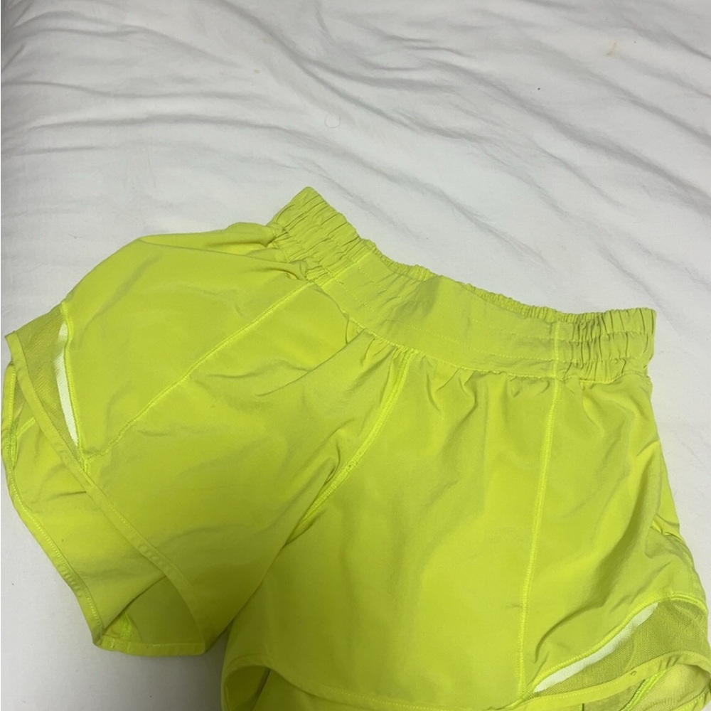 Lululemon Athletica Lime Green Athletic Shorts